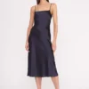 MEANDER DRESS | NAVY