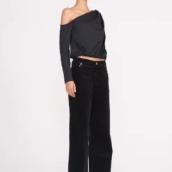 ANIKA TOP | BLACK -Outlet Attirion Store 033 230605 Staud Fall Ecom 01117 web