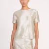 INGRID TOP | SILVER