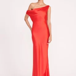 ASHANTI DRESS | RED ROSE -Outlet Attirion Store 127 ASHANTI DRESS SPICY RED 0886 web