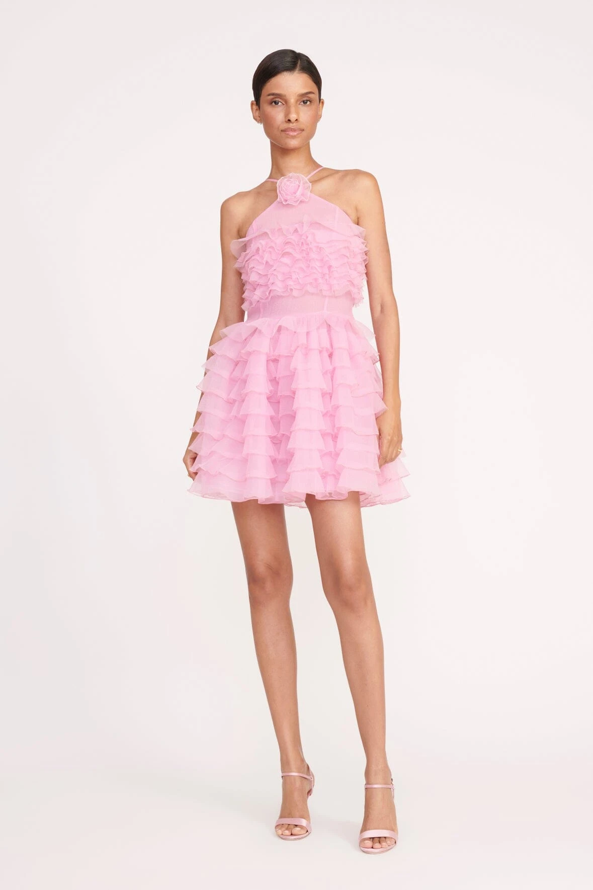 Spring 2025 Fashion Spotlight: Effortless Elegance for Every Occasion -Outlet Attirion Store 134 MINI FLORIAN DRESS CHERRY BLOSSOM 0862 web