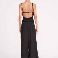 GEORGINA TOP | BLACK -Outlet Attirion Store 177 GEORGINA TOP BLACK CALEB PANT 0658 web