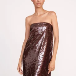 New Release -Outlet Attirion Store 234 CASEY DRESS BRONZE 0379 web