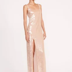 MAXI LE SABLE DRESS | BEIGE -Outlet Attirion Store 239 MAXI LE SABLE DRESS BEIGE 0369 web