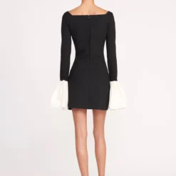 HAWTHORNE DRESS | BLACK IVORY -Outlet Attirion Store 274 HAWTHORNE DRESS BLACK IVORY 0410 web