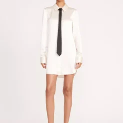 TABITHA DRESS | IVORY 14 TABITHA DRESS | IVORY -Outlet Attirion Store 278 TABITHA TUNIC IVORY BLACK 0182 web