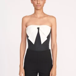 ATTICUS TOP | BLACK IVORY