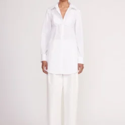 ALITA TUNIC | WHITE -Outlet Attirion Store Alita Tunic White Luisa Pant Ivory 00238 web