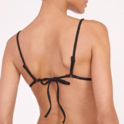 ALEXIS TRIANGLE TOP | BLACK -Outlet Attirion Store Bikini Black 03217 web