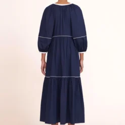 DEMI DRESS | NAVY WHITE -Outlet Attirion Store Demi Dress Navy 02456 web 8d198098 b757 49b1 99f2 13af1351b9fb