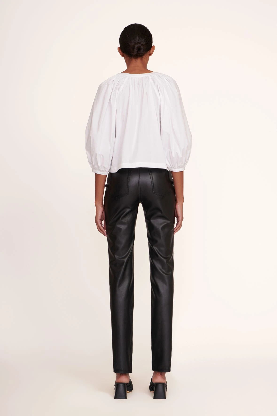 ELLIOT PANT | BLACK VEGAN LEATHER 4 ELLIOT PANT | BLACK VEGAN LEATHER - Image 4
