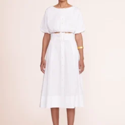 KINGSLEY SKIRT | WHITE