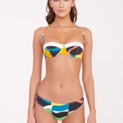 JO BALCONETTE BIKINI TOP | MARBLE WAVE