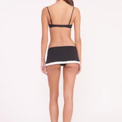 PENNY SWIM SKIRT | BLACK WHITE -Outlet Attirion Store JO BALCONETTE PENNY SKIRT BLACK WHITE 00581 web
