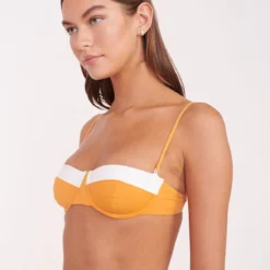 JO BALCONETTE BIKINI TOP | NECTARINE WHITE -Outlet Attirion Store JO BALCONETTE TOP GEMMA BOTTOM NECTARINE 00852 web