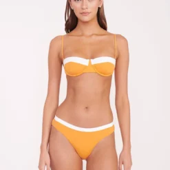 JO BALCONETTE BIKINI TOP | NECTARINE WHITE