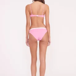 JO BALCONETTE BIKINI TOP | CORAL PINK WHITE -Outlet Attirion Store LIV BIKINI TOP GEMMA BOTTOM CORAL PINK 00166 web