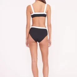 LIV BIKINI TOP | BLACK WHITE -Outlet Attirion Store LIV TOP DEVON BOTTOM BLACK WHITE 00618 web