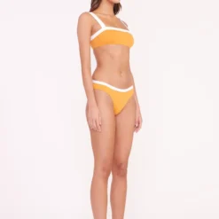 LIV BIKINI TOP | NECTARINE WHITE -Outlet Attirion Store LIV TOP GEMMA BOTTOM NECTARINE 00869 web