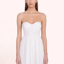 LANDRY DRESS | WHITE -Outlet Attirion Store Landry Dress White 00645 web
