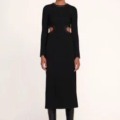 LONG SLEEVE DOLCE DRESS | BLACK
