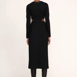 LONG SLEEVE DOLCE DRESS | BLACK -Outlet Attirion Store Long Sleeve Dolce Dress Black 006 edit web 1