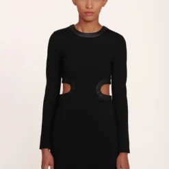 LONG SLEEVE DOLCE DRESS | BLACK -Outlet Attirion Store Long Sleeve Dolce Dress Black 007 edit web 1