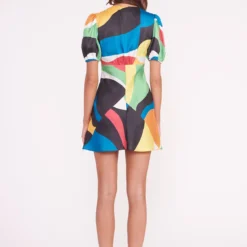 MINI MILLA DRESS | MARBLE WAVE -Outlet Attirion Store MINI MILLA MARBLE WAVE 04754 2 web