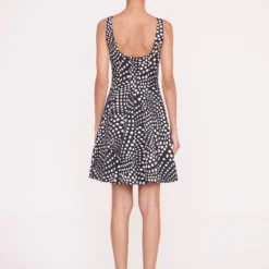 MINI WELLS DRESS | BLACK WAVY DOT -Outlet Attirion Store MINI WELLS DRESS 007 00208 web
