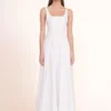 WELLS MAXI DRESS | WHITE