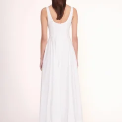 WELLS MAXI DRESS | WHITE 8 WELLS MAXI DRESS | WHITE -Outlet Attirion Store Maxi Wells Dress White 00405 web