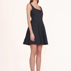 New Release -Outlet Attirion Store Mini Wells Dress Black 00528 web