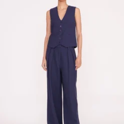 LUISA PANT | NAVY SUITING