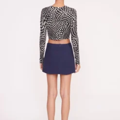 TOUR SKIRT | NAVY -Outlet Attirion Store Pre Fall 024 00732 web