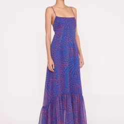 FLORENCE DRESS | LAPIS WAVY DOT 8 FLORENCE DRESS | LAPIS WAVY DOT -Outlet Attirion Store Pre Fall 029 00923 web