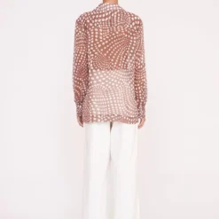 MARTHA TUNIC | CLOVE WAVY DOT -Outlet Attirion Store Pre Fall 033 01046 web