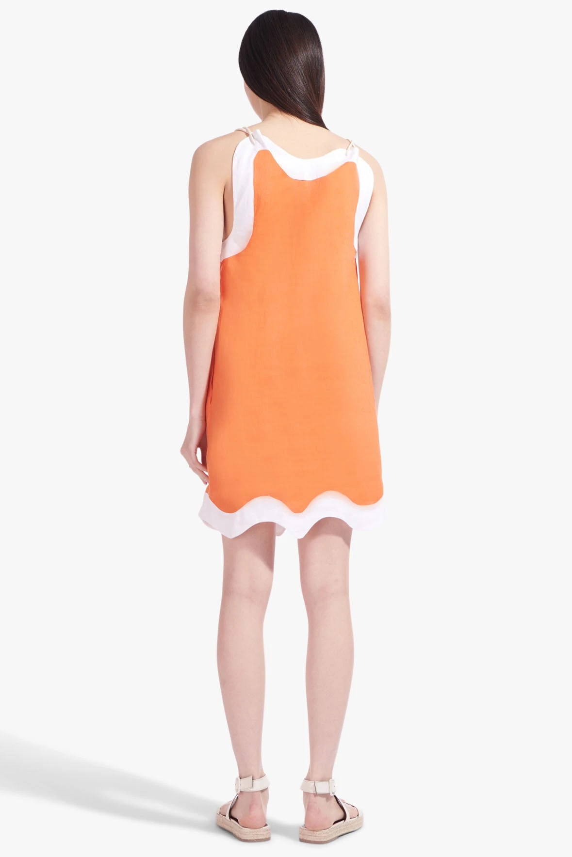 RENATA DRESS | TANGERINE WHITE 7 RENATA DRESS | TANGERINE WHITE - Image 7