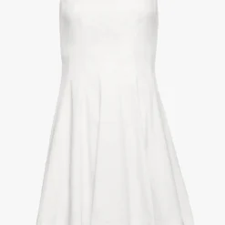MINI WELLS DRESS | WHITE -Outlet Attirion Store STAUD MINI WELLS DRESS WHITE POPLIN SUMMER PF 21 1