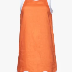 RENATA DRESS | TANGERINE WHITE 18 RENATA DRESS | TANGERINE WHITE -Outlet Attirion Store STAUD RENATA DRESS TANGERINE WHITE SPRING ECOM 22 4