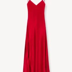 ALEXA DRESS | RUBY -Outlet Attirion Store STAUD ALEXA DRESS RUBY SUPF 23 ECOM 1