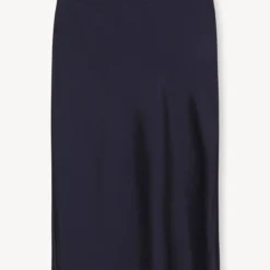 ANGELA SKIRT | NAVY -Outlet Attirion Store STAUD ANGELA SKIRT NAVY FALL 23 ECOM 1 3