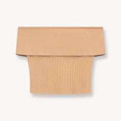 ARTISTRY TOP | CAMEL -Outlet Attirion Store STAUD ARTISTRY KNIT TOP CAMEL FALL 23 ECOM 1