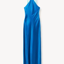 CADENCE DRESS | ISLAND BLUE -Outlet Attirion Store STAUD CADENCE DRESS ISLAND BLUE SUPF 23 ECOM 1