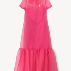 Outlet Attirion Store -Outlet Attirion Store STAUD CALLUNA DRESS BLUSH HOLIDAY 22 ECOM 1