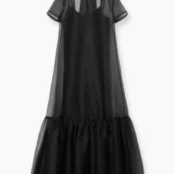 CALLUNA DRESS | BLACK -Outlet Attirion Store STAUD CALLUNA OCCASIONDRESS BLACK FALL 23 ECOM 1