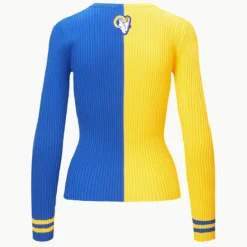 THE STAUD NFL CARGO SWEATER | LOS ANGELES RAMS -Outlet Attirion Store STAUD CARGOSWEATERXNFL SWEATER LOSANGELESRAMS FANATICS 23 ECOM 2