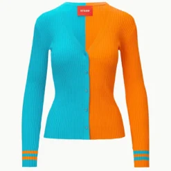 THE STAUD NFL CARGO SWEATER | MIAMI DOLPHINS -Outlet Attirion Store STAUD CARGOSWEATERXNFL SWEATER MIAMIDOLPHINS FANATICS 23 ECOM 1