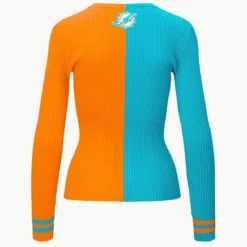 THE STAUD NFL CARGO SWEATER | MIAMI DOLPHINS -Outlet Attirion Store STAUD CARGOSWEATERXNFL SWEATER MIAMIDOLPHINS FANATICS 23 ECOM 2