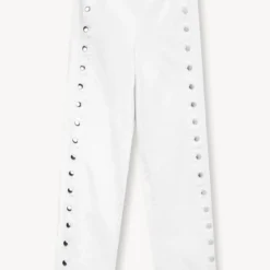 CARTER PANT | WHITE -Outlet Attirion Store STAUD CARTER PANT WHITE SUPF 23 ECOM 1 1