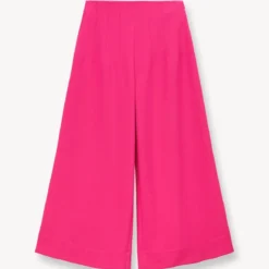 CROPPED CALEB PANT | MAGENTA -Outlet Attirion Store STAUD CROPPED CALEB PANT MAGENTA SPRING 23 ECOM 1